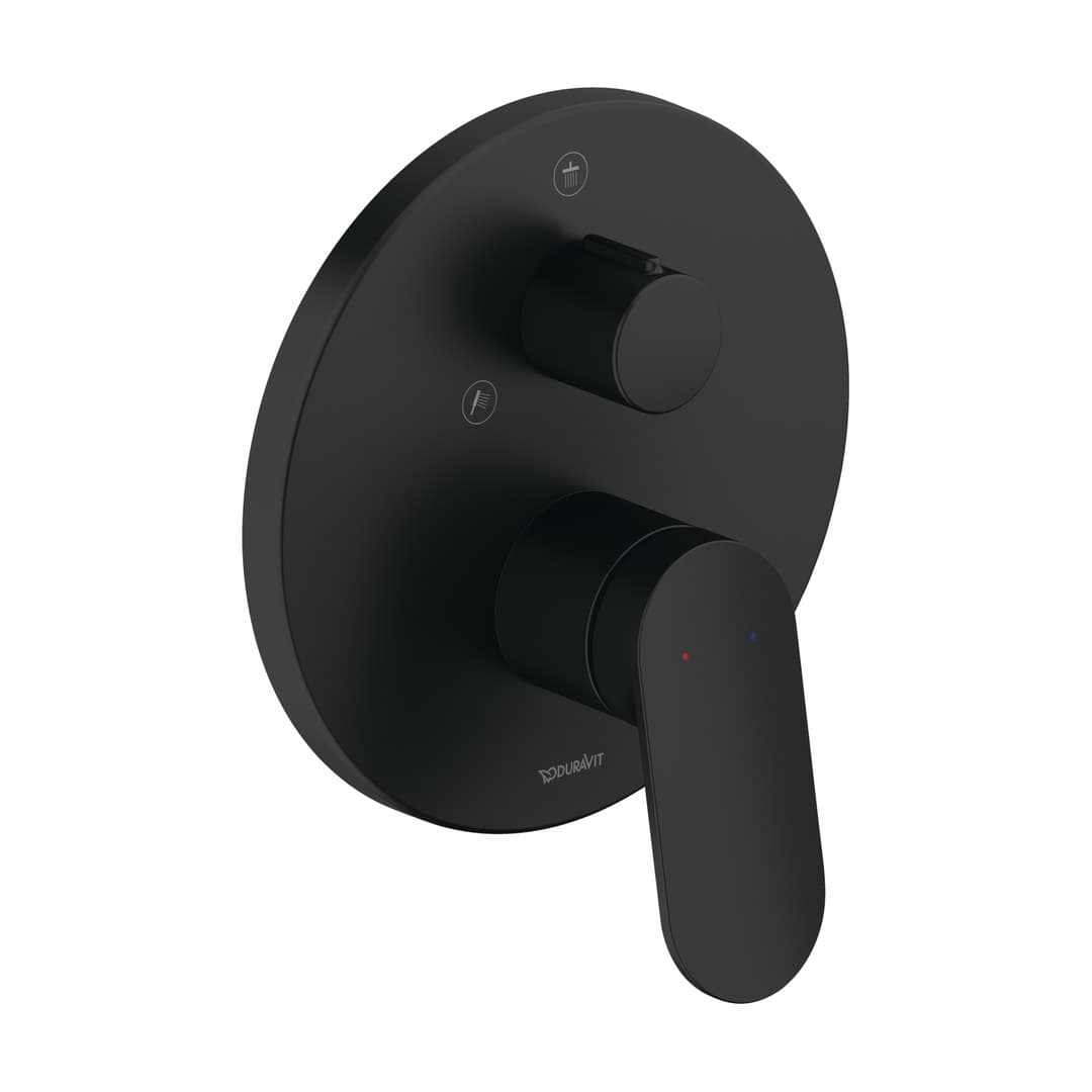Duravit Wave – Μίκτης Εντοιχισμού – 2 έξοδοι – Black Matt (WA4210012046)