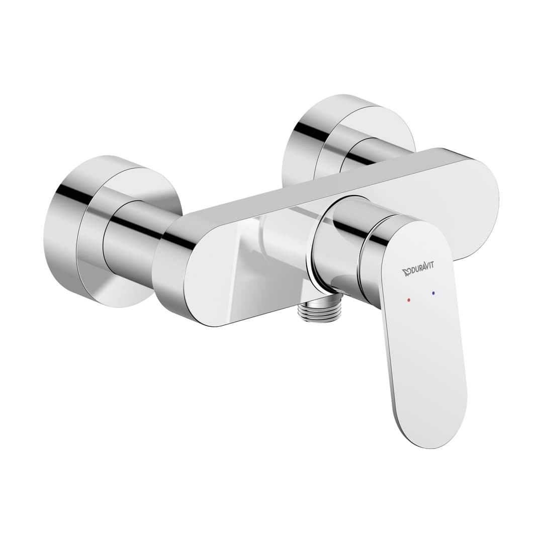 Duravit Wave – Μπαταρία Λουτρού Τοίχου – για ντους – Chrome High Gloss (WA4230000A10)