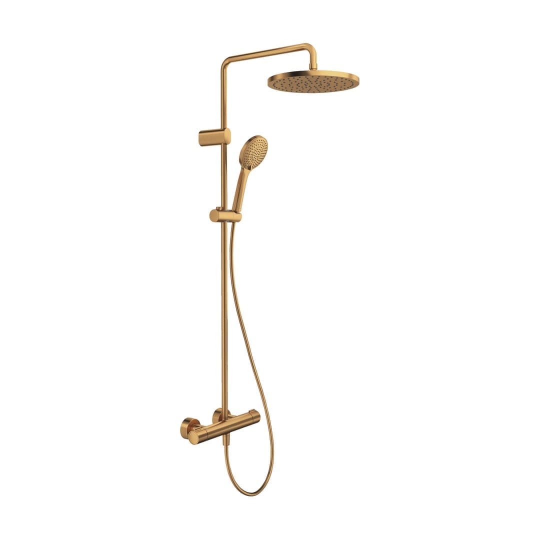 Duravit Wave – Σύστημα Ντους – θερμοστατικό – Bronze Brushed (WA4280008A04)