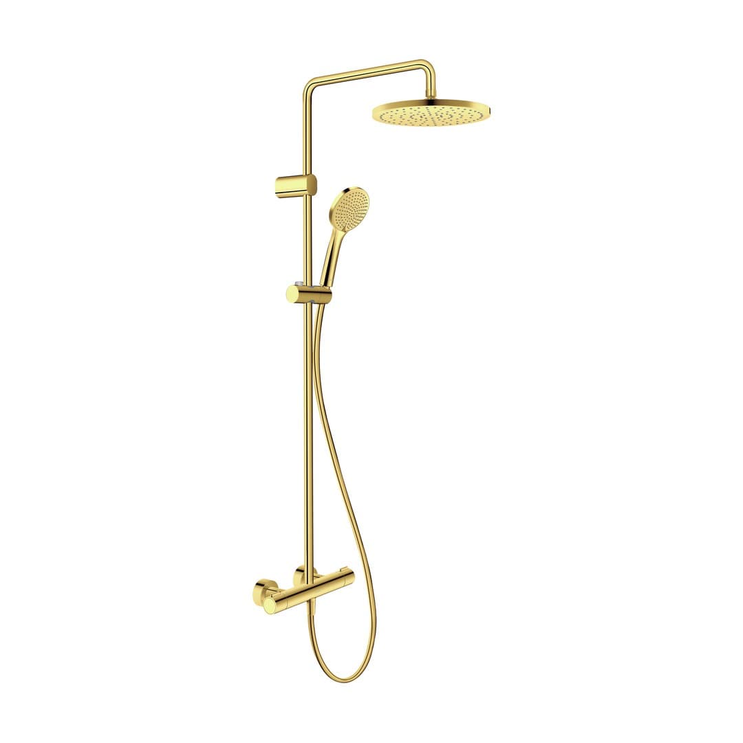 Duravit Wave – Σύστημα Ντους – θερμοστατικό – Gold Polished (WA4280008A34)