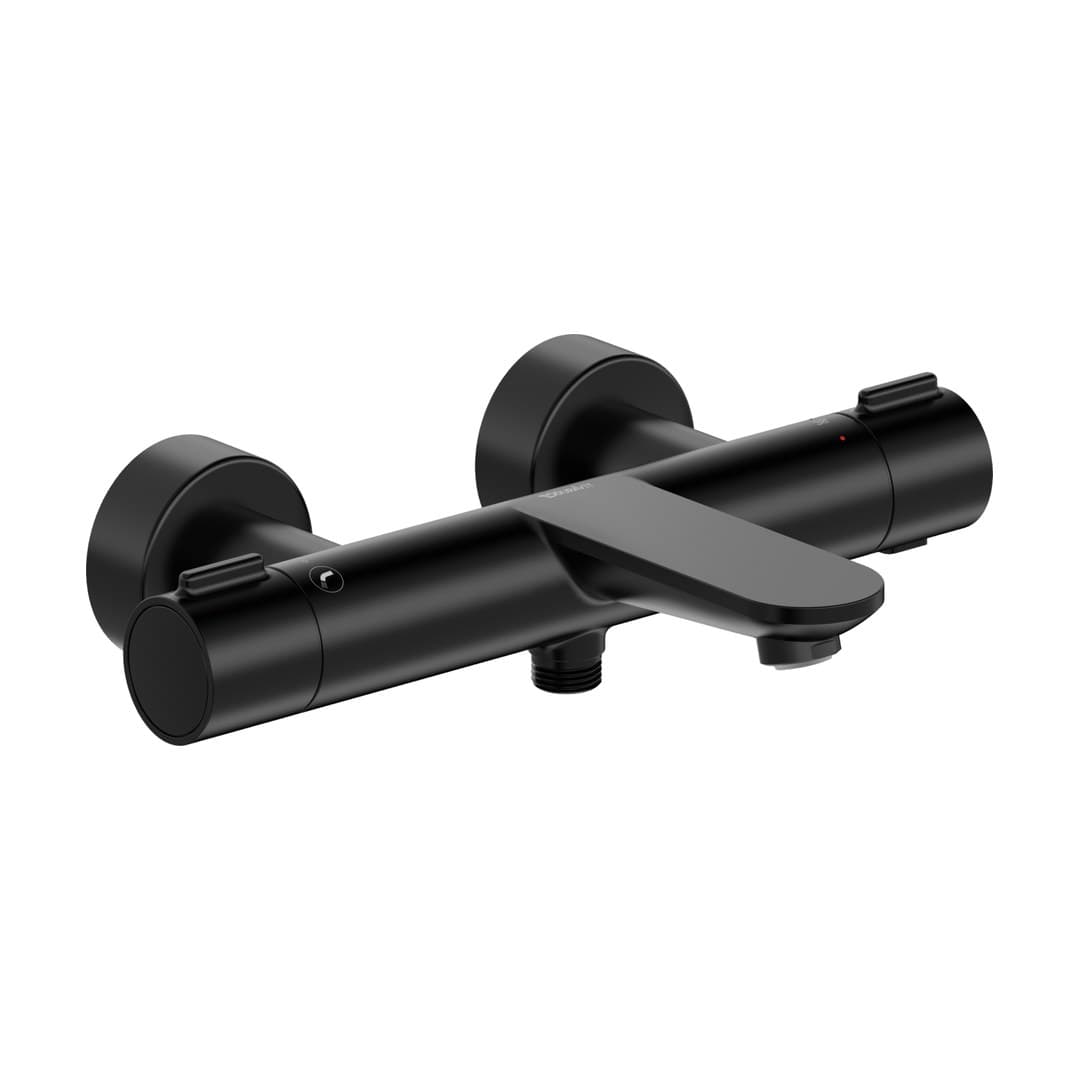Duravit Wave – Μπαταρία Λουτρού Τοίχου – θερμοστατική – Black Matt (WA5220000A46)