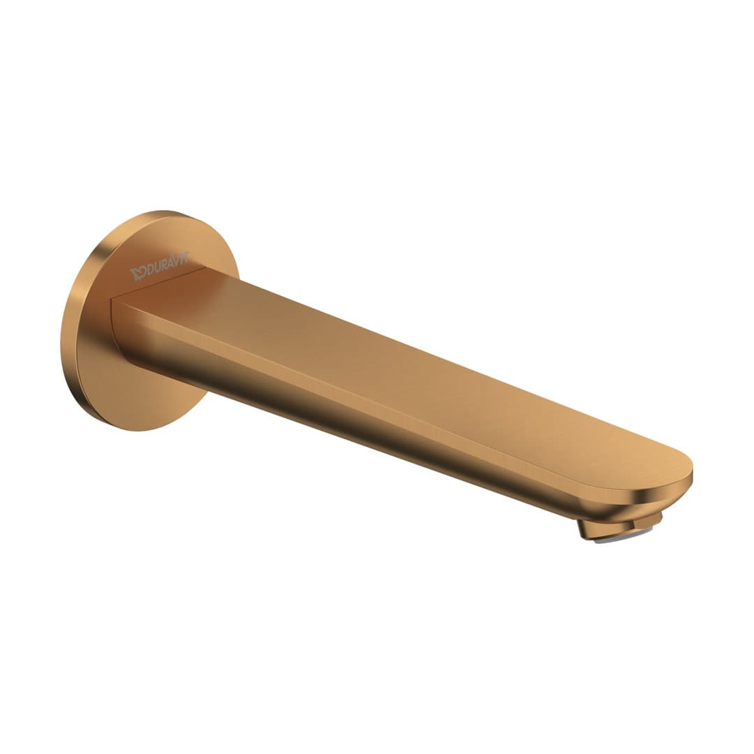Duravit Wave – Στόμιο Μπανιέρας Τοίχου – παροχή 25 l/min – Bronze Brushed (WA5240010004)