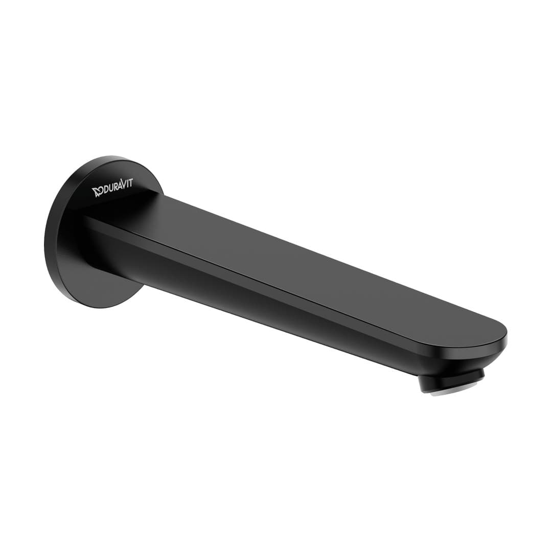 Duravit Wave – Στόμιο Μπανιέρας Τοίχου – παροχή 25 l/min – Black Matt (WA5240010046)