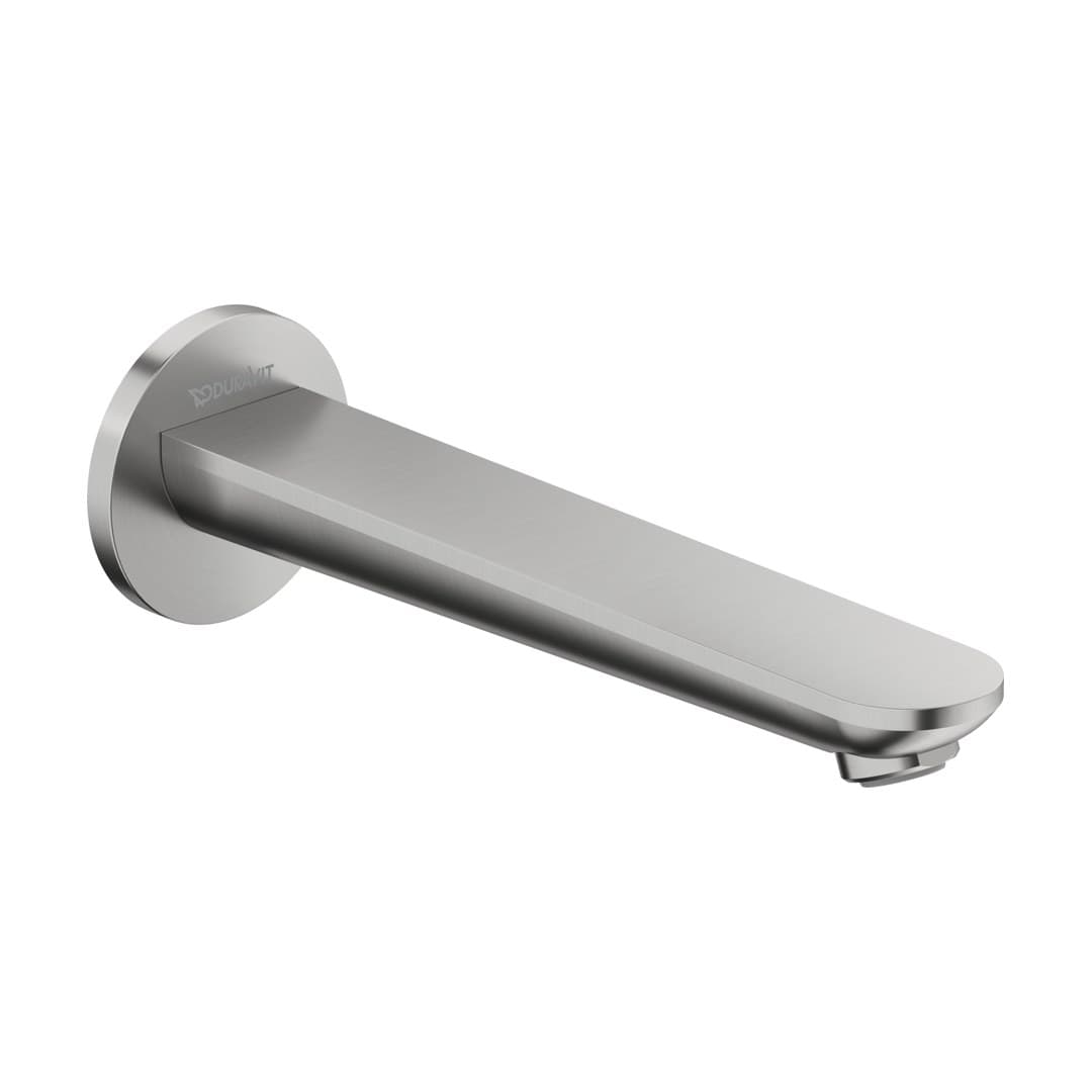 Duravit Wave – Στόμιο Μπανιέρας Τοίχου – Stainless steel Brushed (WA5240010A70)