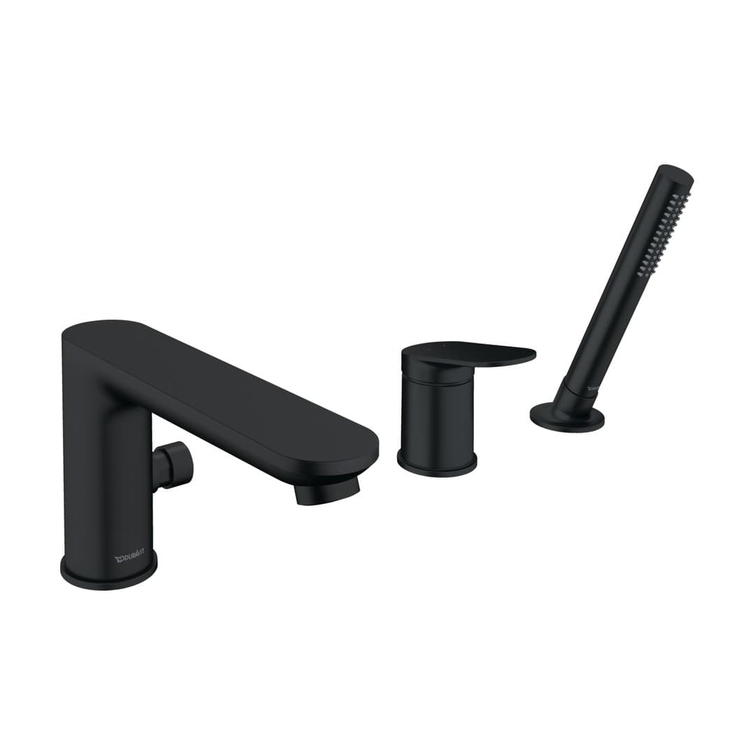 Duravit Wave – Μπαταρία Λουτρού Πάγκου – Black Matt (WA5260000A46)