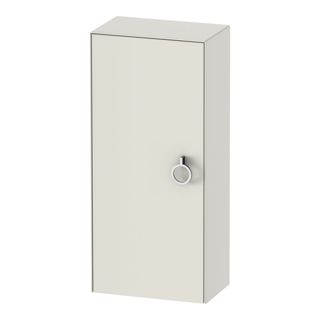 Duravit White Tulip – Κολόνα Μπάνιου – 400 mm, μεσαία, 1 πόρτα, αριστερή, 400 x 240 x 880 mm, Total number of shelves: 2 – Nordic white Satin Matt, Lacquer (WT1323L3939)
