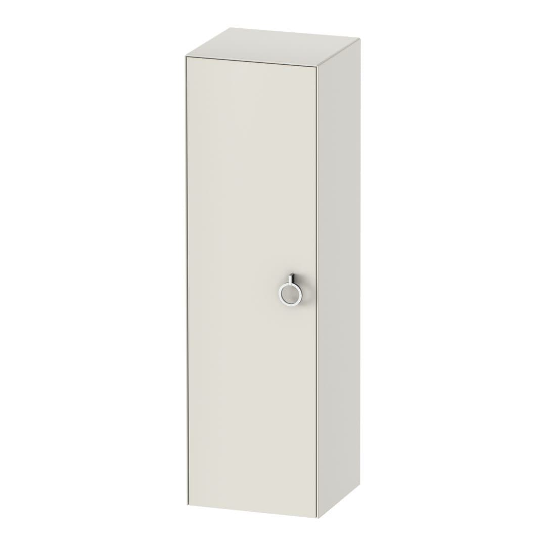 Duravit White Tulip – Κολόνα Μπάνιου – 400 mm, μεσαία, 1 πόρτα, αριστερή, 400 x 360 x 1320 mm, Total number of shelves: 3 – Nordic white Satin Matt, Lacquer (WT1333L3939)