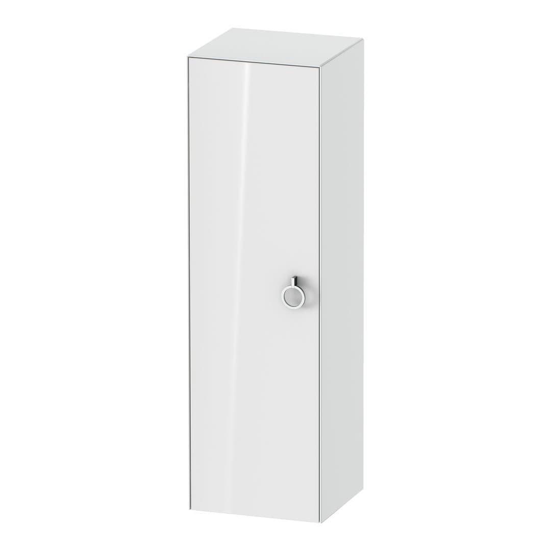 Duravit White Tulip – Κολόνα Μπάνιου – 400 mm, μεσαία, 1 πόρτα, αριστερή, 400 x 360 x 1320 mm, Total number of shelves: 3 – White High Gloss, Lacquer (WT1333L8585)