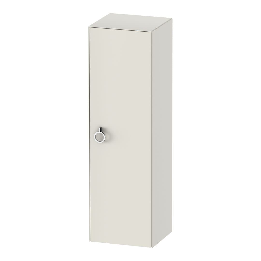Duravit White Tulip – Κολόνα Μπάνιου – 400 mm, μεσαία, 1 πόρτα, δεξιά, 400 x 360 x 1320 mm, Total number of shelves: 3 – Nordic white Satin Matt, Lacquer (WT1333R3939)