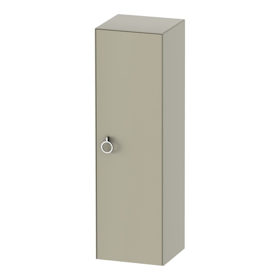 Duravit White Tulip – Κολόνα Μπάνιου – 400 mm, μεσαία, 1 πόρτα, δεξιά, 400 x 360 x 1320 mm, Total number of shelves: 3 – Taupe Satin Matt, Lacquer (WT1333R6060)