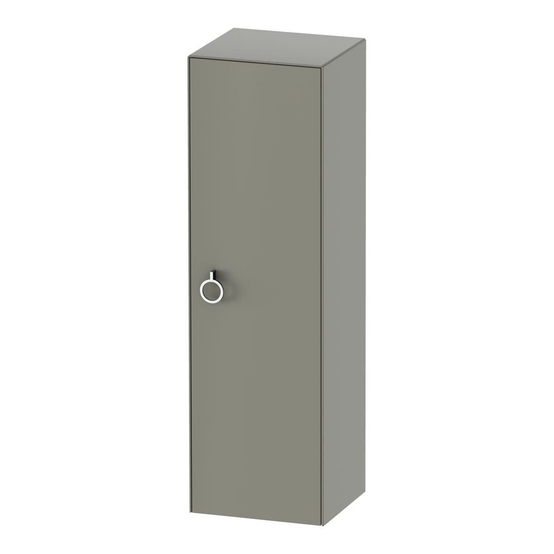 Duravit White Tulip – Κολόνα Μπάνιου – 400 mm, μεσαία, 1 πόρτα, δεξιά, 400 x 360 x 1320 mm, Total number of shelves: 3 – Stone grey Satin Matt, Lacquer (WT1333R9292)