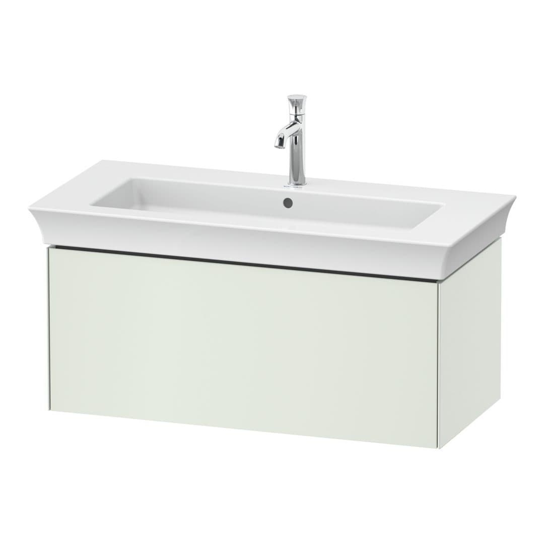 Duravit White Tulip – Έπιπλο Νιπτήρα – 984 mm, 1 συρτάρι, νιπτήρας κέντρο – White Satin Matt, Lacquer (WT424203636)