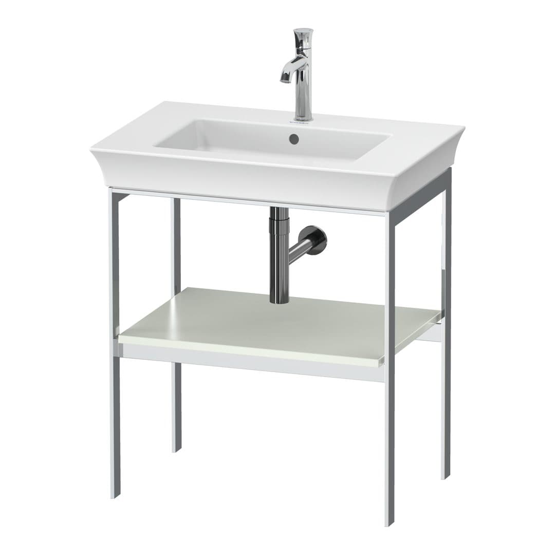 Duravit White Tulip – Βάση Νιπτήρα – 684 mm – White Satin Matt, Lacquer (WT454003636)