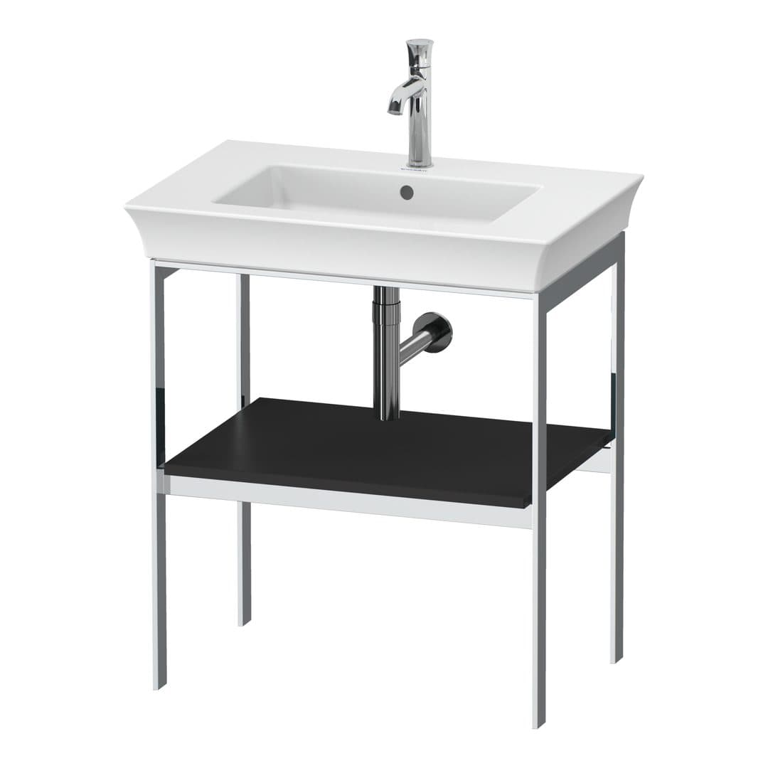 Duravit White Tulip – Βάση Νιπτήρα – 684 mm – Graphite Satin Matt, Lacquer (WT454005858)