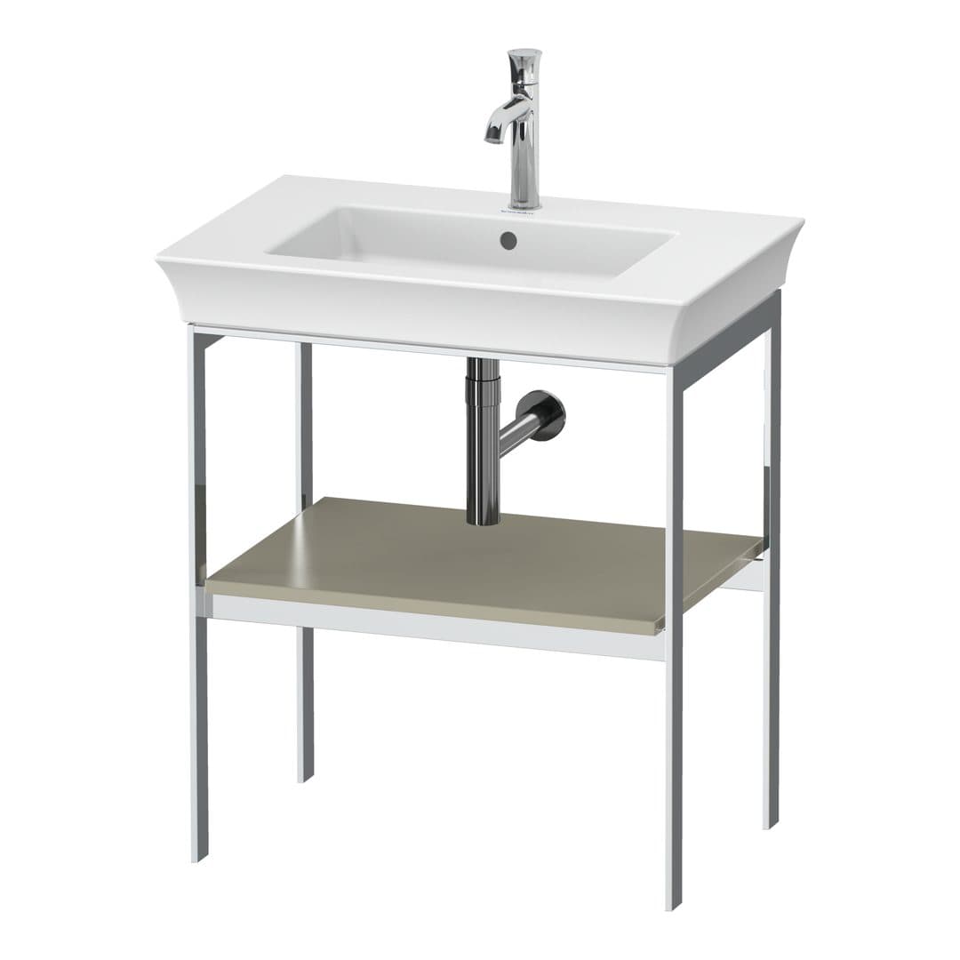 Duravit White Tulip – Βάση Νιπτήρα – 684 mm – Taupe Satin Matt, Lacquer (WT454006060)