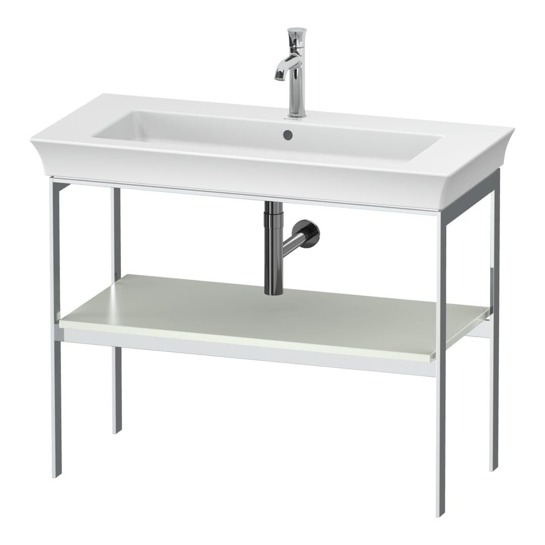 Duravit White Tulip – Βάση Νιπτήρα – 984 mm – White Satin Matt, Lacquer (WT454103636)