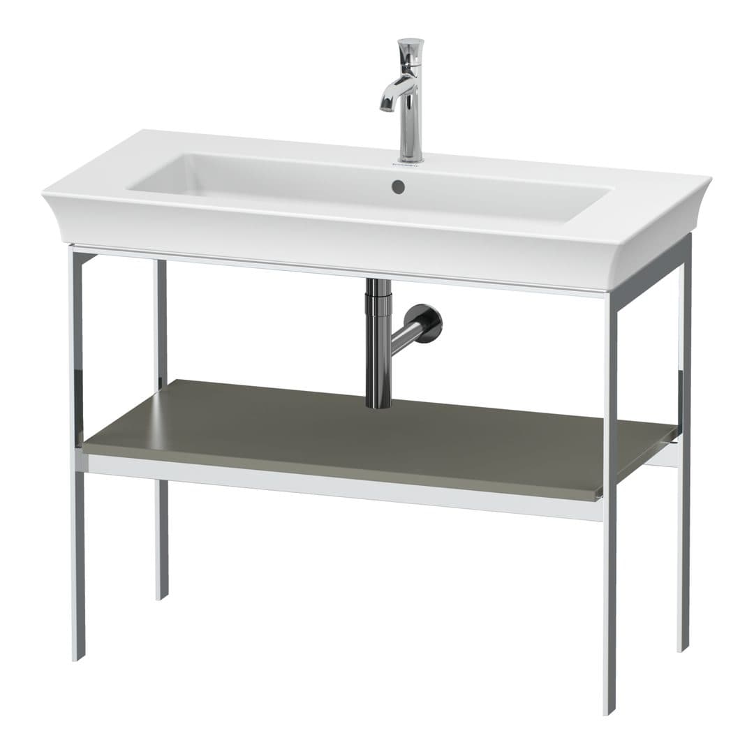 Duravit White Tulip – Βάση Νιπτήρα – 984 mm – Stone grey Satin Matt, Lacquer (WT454109292)