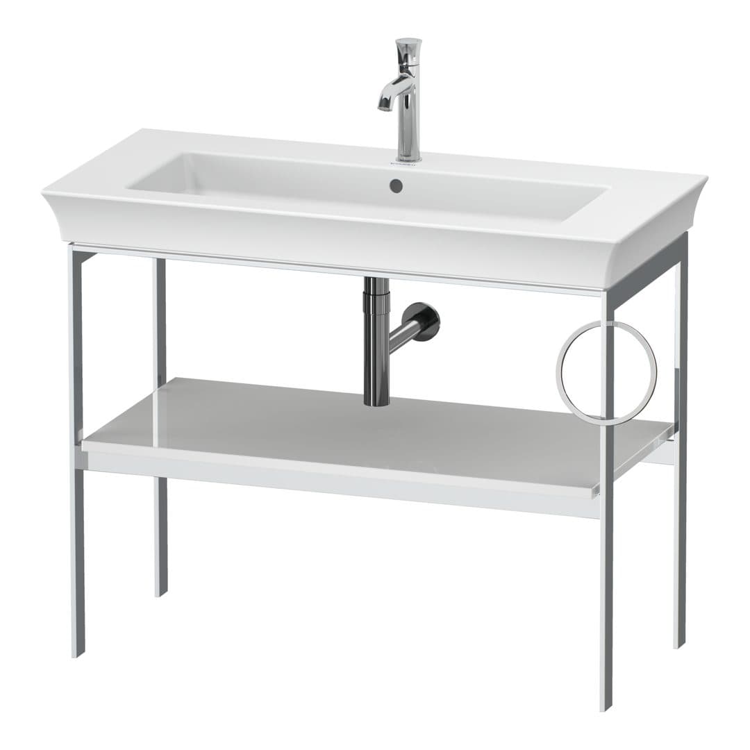 Duravit White Tulip – Βάση Νιπτήρα – 984 mm, δεξιά έκδοση – White High Gloss, Lacquer (WT4544R8585)