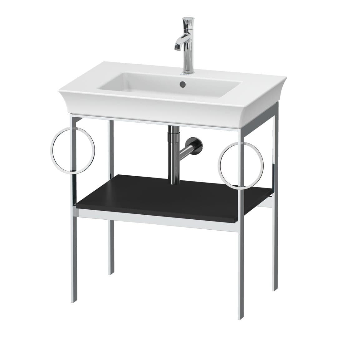 Duravit White Tulip – Βάση Νιπτήρα – 684 mm, έκδοση B – Graphite Satin Matt, Lacquer (WT4546B5858)