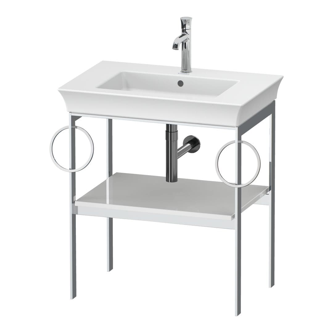 Duravit White Tulip – Βάση Νιπτήρα – 684 mm, έκδοση B – White High Gloss, Lacquer (WT4546B8585)