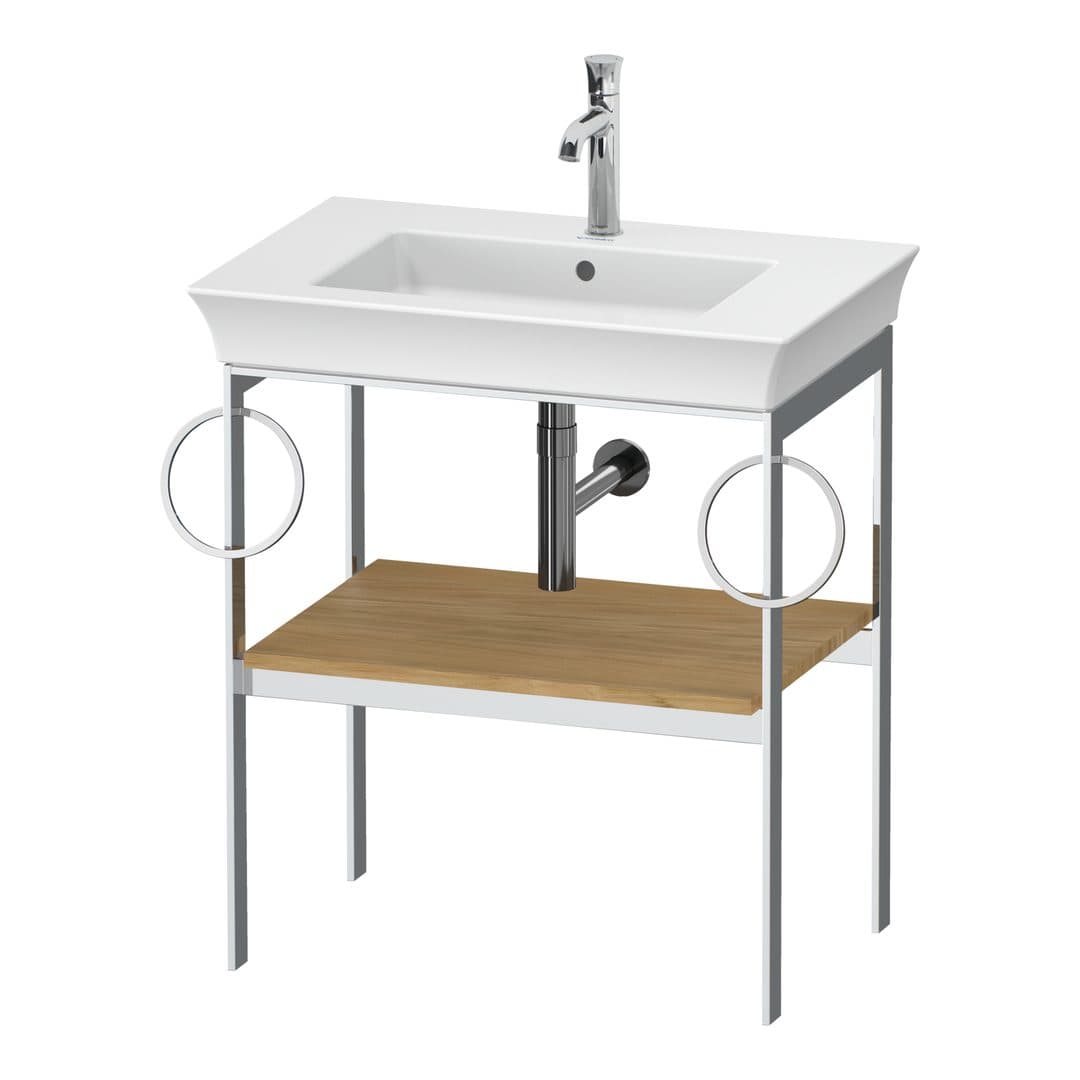 Duravit White Tulip – Βάση Νιπτήρα – 684 mm, έκδοση B – Natural Oak solid Matt, Solid wood (WT4546BH5H5)