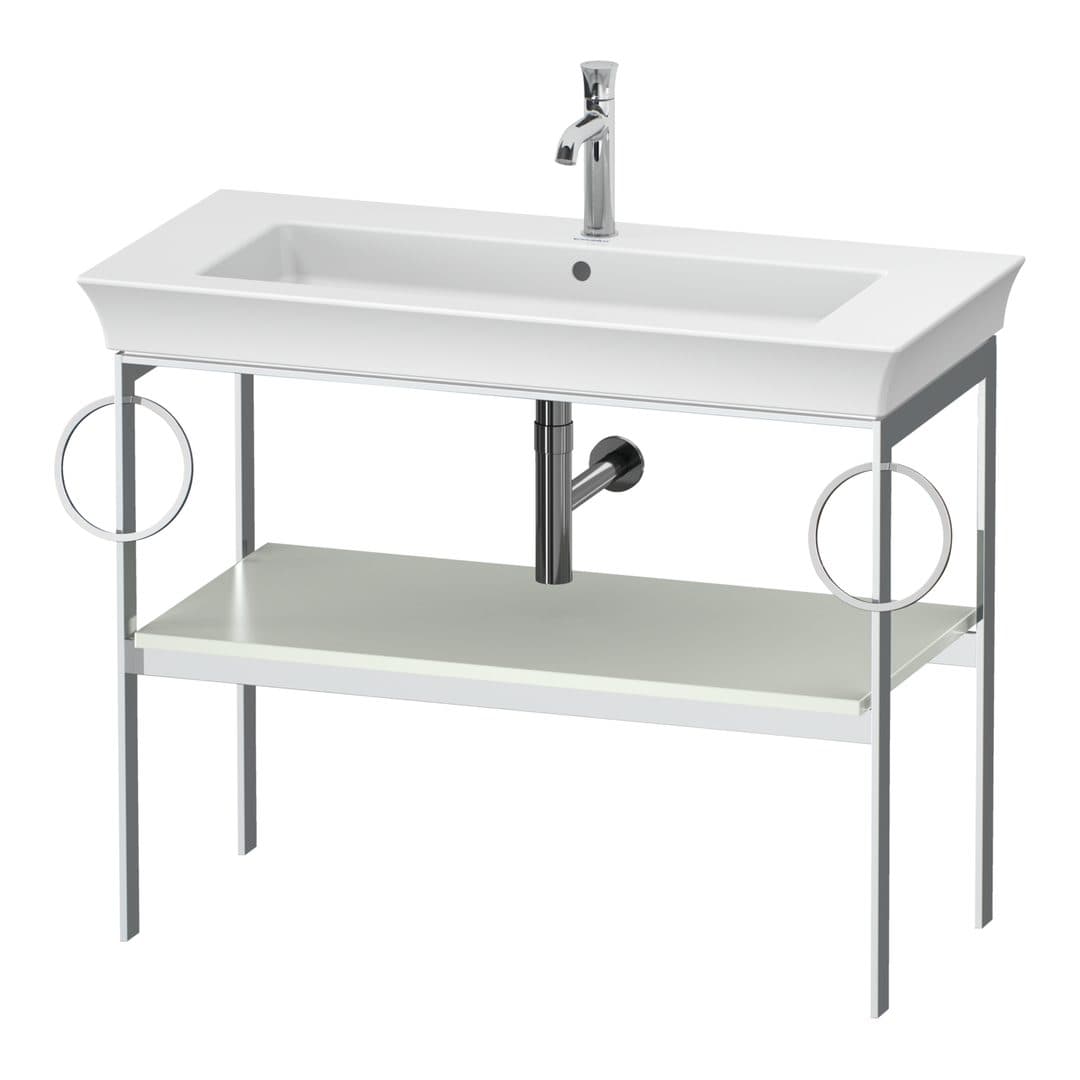 Duravit White Tulip – Βάση Νιπτήρα – 984 mm, έκδοση B – White Satin Matt, Lacquer (WT4547B3636)