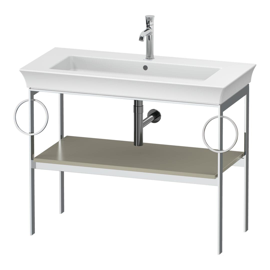 Duravit White Tulip – Βάση Νιπτήρα – 984 mm, έκδοση B – Taupe Satin Matt, Lacquer (WT4547B6060)
