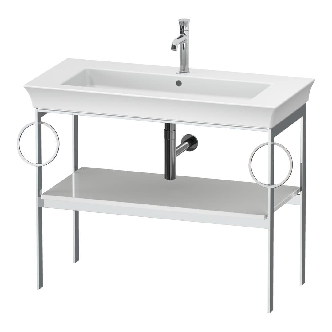 Duravit White Tulip – Βάση Νιπτήρα – 984 mm, έκδοση B – White High Gloss, Lacquer (WT4547B8585)