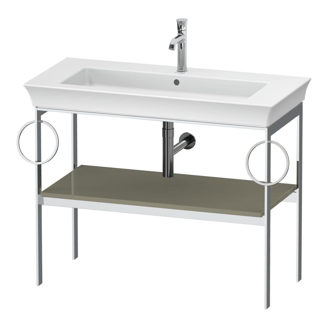 Duravit White Tulip – Βάση Νιπτήρα – 984 mm, έκδοση B – Stone grey High Gloss, Lacquer (WT4547BH2H2)