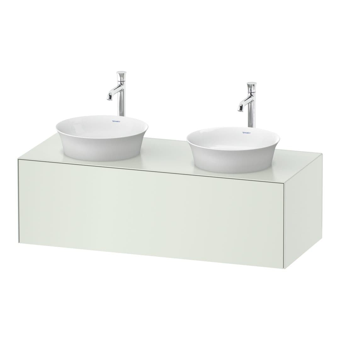 Duravit White Tulip – Έπιπλο Νιπτήρα – 1300 mm, για κονσόλα, 1 συρτάρι – White Satin Matt, Lacquer (WT4978B3636)