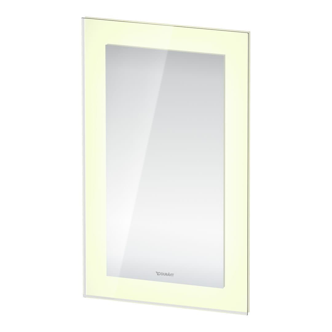 Duravit White Tulip – Καθρέπτης Μπάνιου – 450×750 mm, με φωτισμό LED, έκδοση Sensor – White aluminum Matt (WT7050000000100)