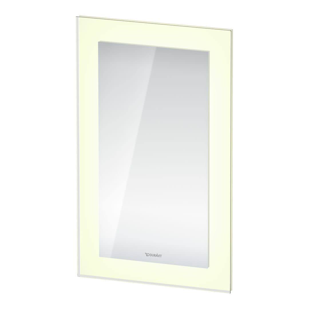 Duravit White Tulip – Καθρέπτης Μπάνιου – 450×750 mm, με φωτισμό LED, έκδοση App – White aluminum Matt (WT7060000007000)