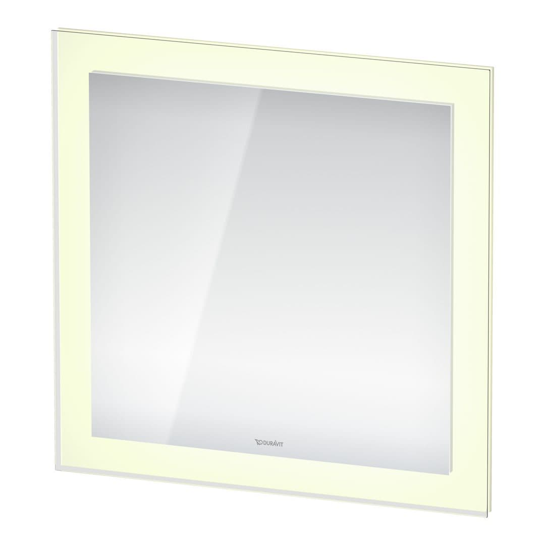 Duravit White Tulip – Καθρέπτης Μπάνιου – 750×750 mm, με φωτισμό LED, έκδοση App – White aluminum Matt (WT7061000007000)