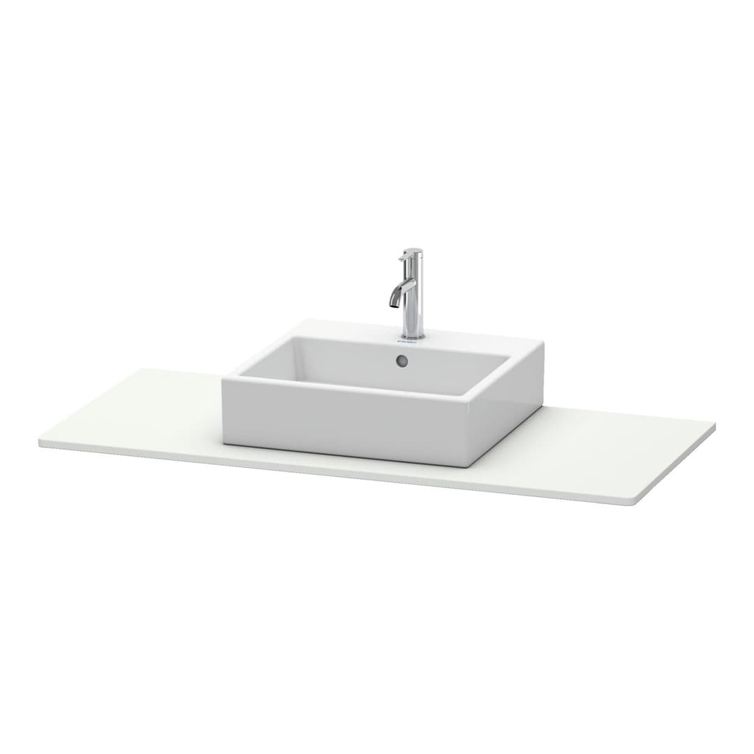 Duravit XSquare – Πάγκος Νιπτήρα – 800 mm, νιπτήρας κέντρο – Nordic white Satin Matt, Lacquer (XS060D03939)