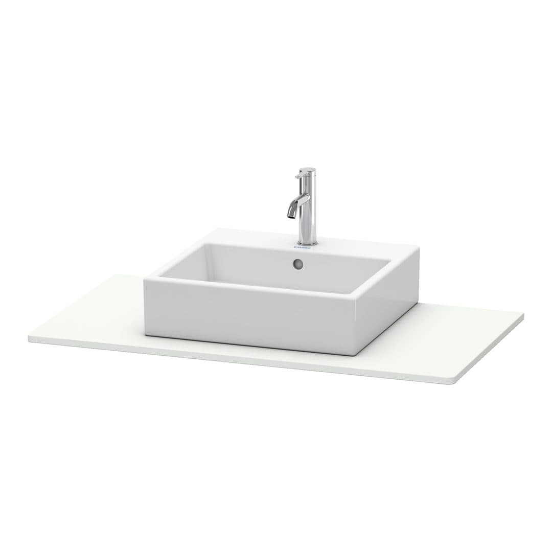 Duravit XSquare – Πάγκος Νιπτήρα – 1000 mm, νιπτήρας κέντρο – Nordic white Satin Matt, Lacquer (XS060E03939)