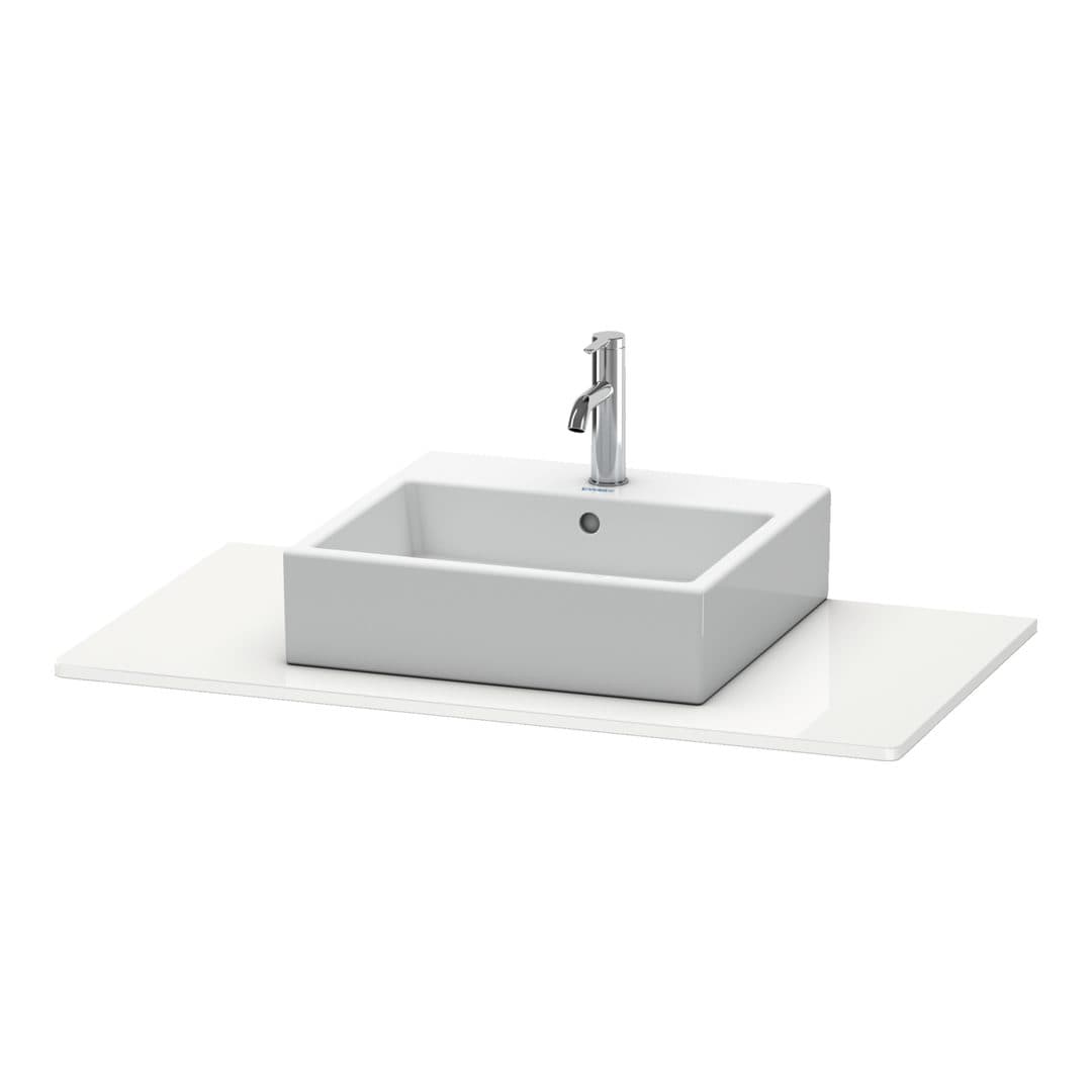 Duravit XSquare – Πάγκος Νιπτήρα – 1000 mm, νιπτήρας κέντρο – White High Gloss, Lacquer (XS060E08585)