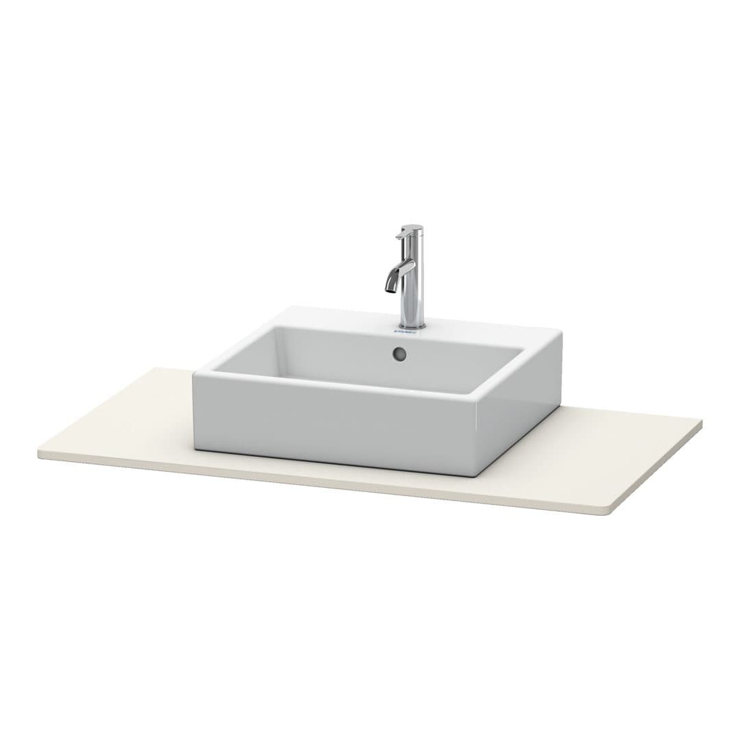 Duravit XSquare – Πάγκος Νιπτήρα – 1000 mm, νιπτήρας κέντρο – Taupe Matt, Decor (XS060E09191)