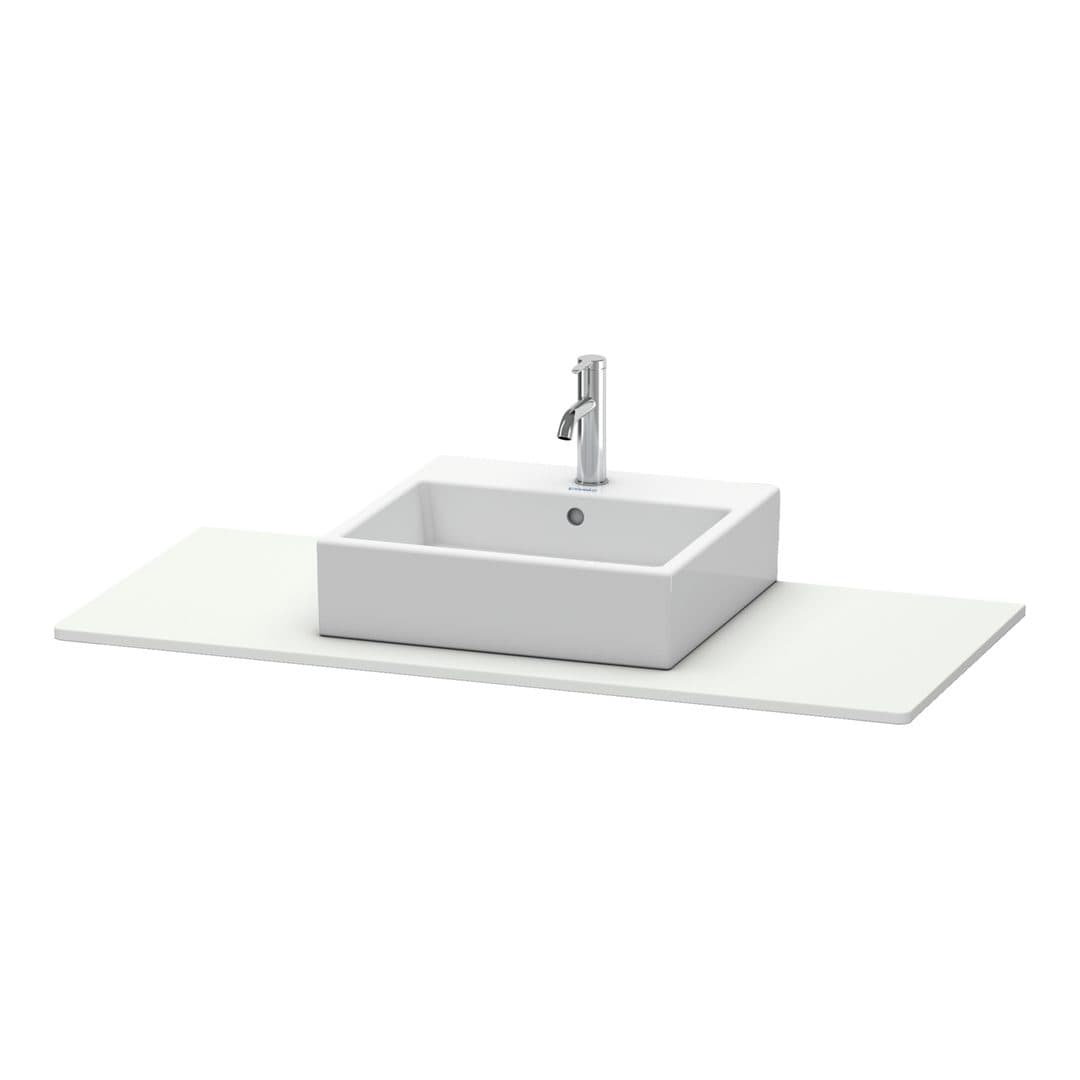 Duravit XSquare – Πάγκος Νιπτήρα – 1200 mm, νιπτήρας κέντρο – Nordic white Satin Matt, Lacquer (XS060F03939)