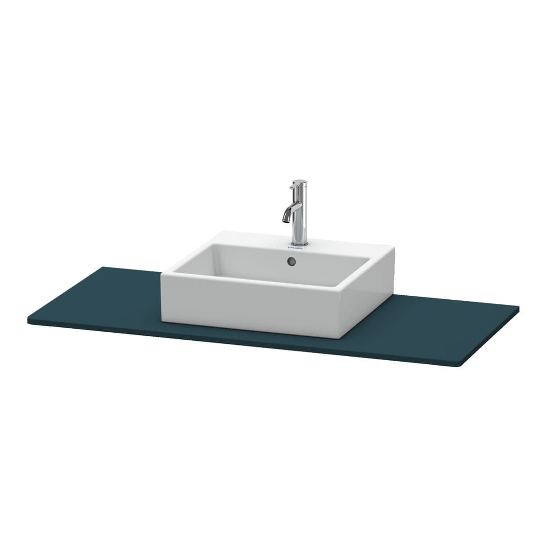 Duravit XSquare – Πάγκος Νιπτήρα – 1200 mm, νιπτήρας κέντρο – Night blue Satin Matt, Lacquer (XS060F09898)