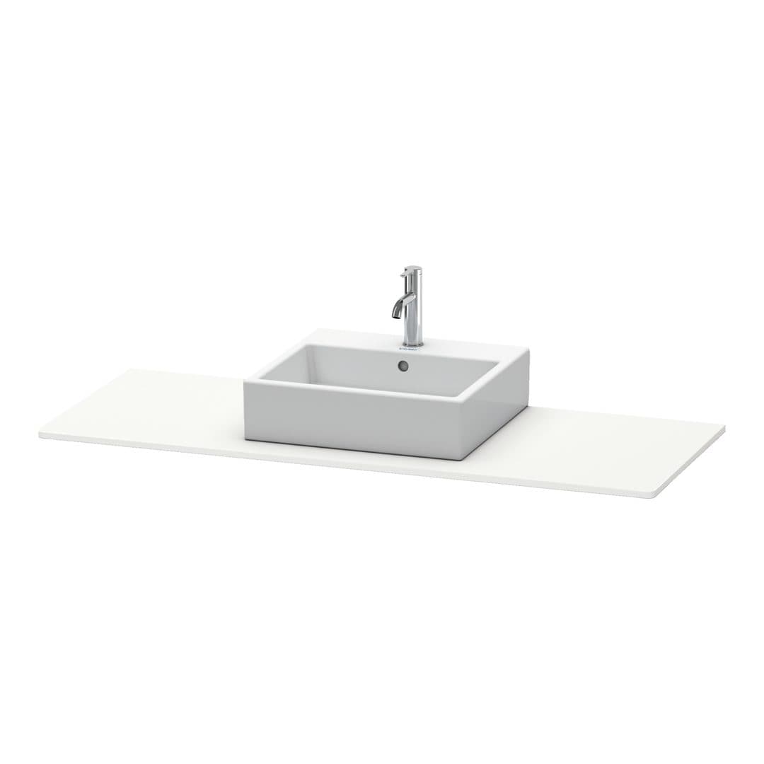 Duravit XSquare – Πάγκος Νιπτήρα – 1400 mm, νιπτήρας κέντρο – White Satin Matt, Lacquer (XS060GM3636)