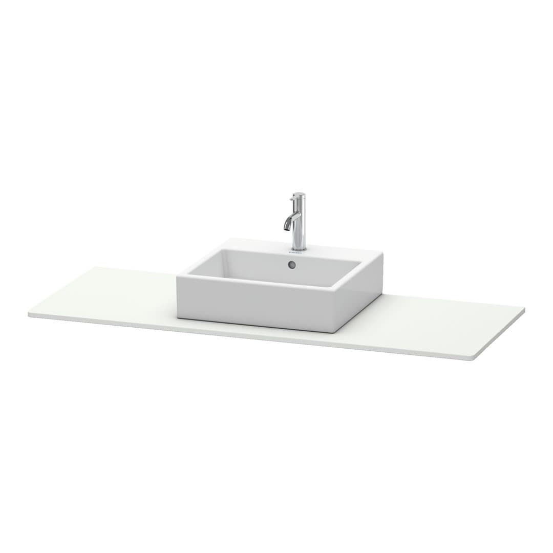 Duravit XSquare – Πάγκος Νιπτήρα – 1400 mm, νιπτήρας κέντρο – Nordic white Satin Matt, Lacquer (XS060GM3939)