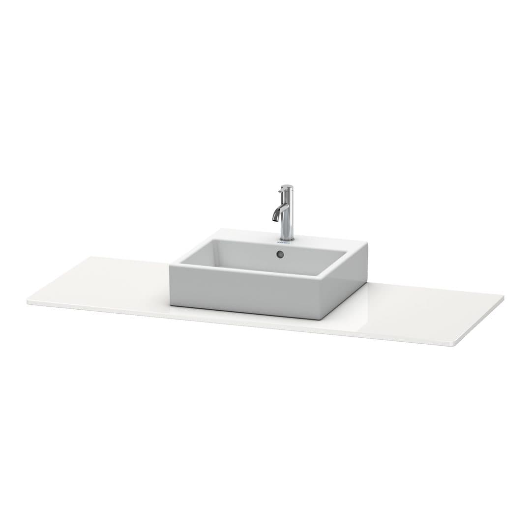 Duravit XSquare – Πάγκος Νιπτήρα – 1400 mm, νιπτήρας κέντρο – White High Gloss, Lacquer (XS060GM8585)