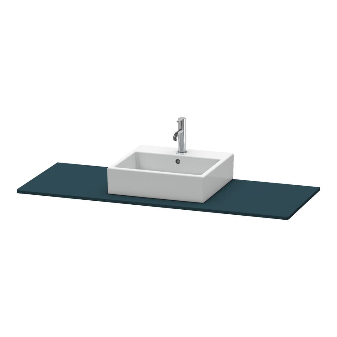 Duravit XSquare – Πάγκος Νιπτήρα – 1400 mm, νιπτήρας κέντρο – Night blue Satin Matt, Lacquer (XS060GM9898)