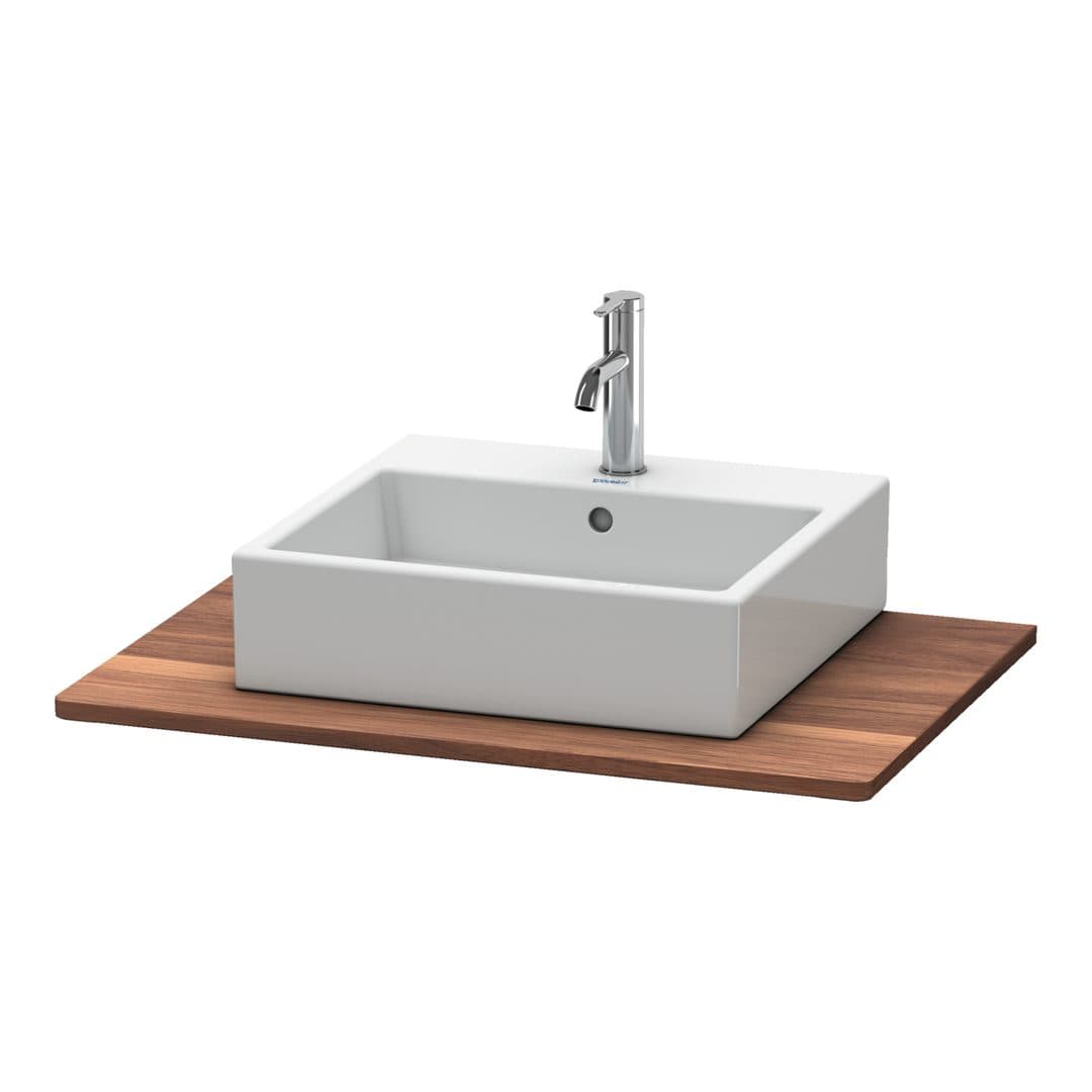 Duravit XSquare – Πάγκος Νιπτήρα – 800 mm, νιπτήρας κέντρο – American walnut Matt, Solid wood (XS061D07777)