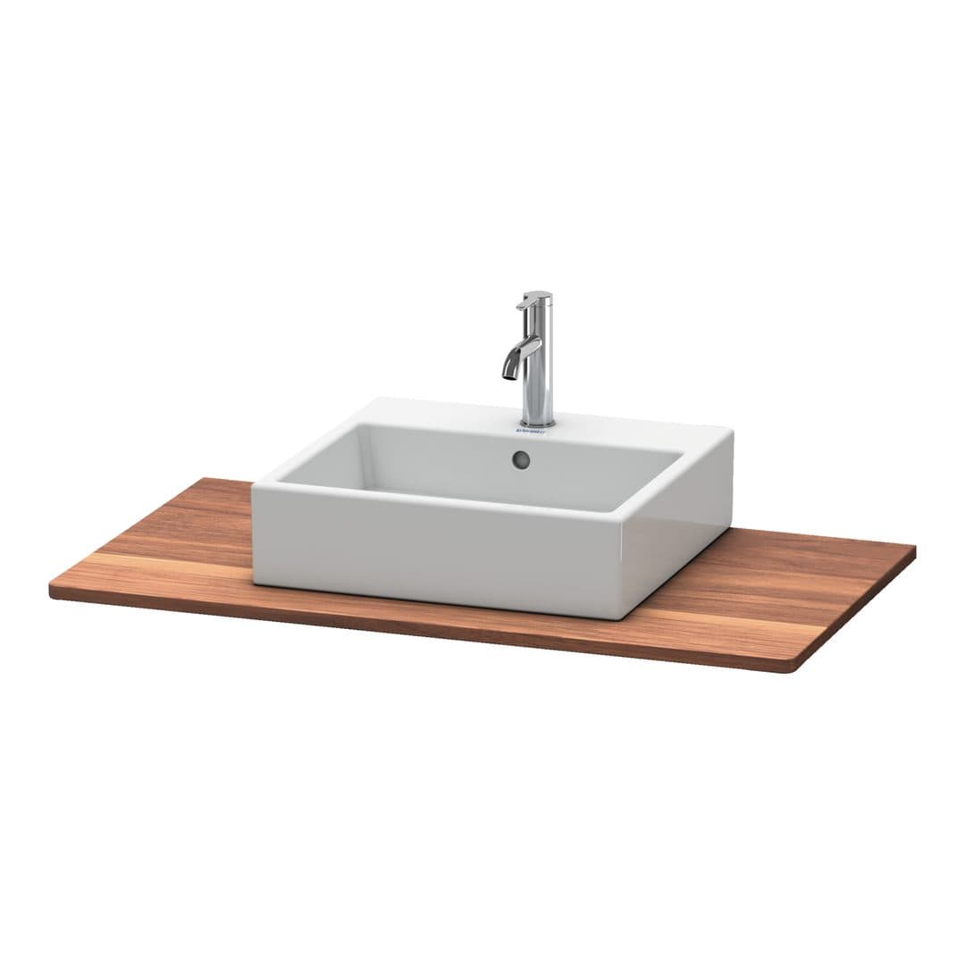 Duravit XSquare – Πάγκος Νιπτήρα – 1000 mm, νιπτήρας κέντρο – American walnut Matt, Solid wood (XS061E07777)