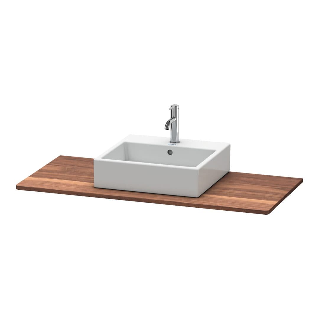Duravit XSquare – Πάγκος Νιπτήρα – 1200 mm, νιπτήρας κέντρο – American walnut Matt, Solid wood (XS061F07777)