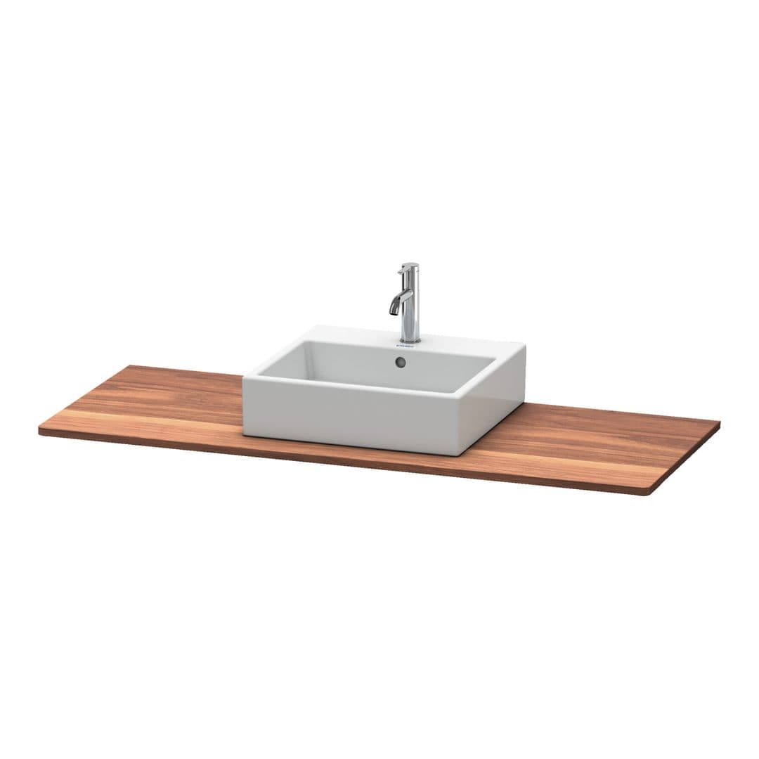 Duravit XSquare – Πάγκος Νιπτήρα – 1400 mm, νιπτήρας κέντρο – American walnut Matt, Solid wood (XS061GM7777)