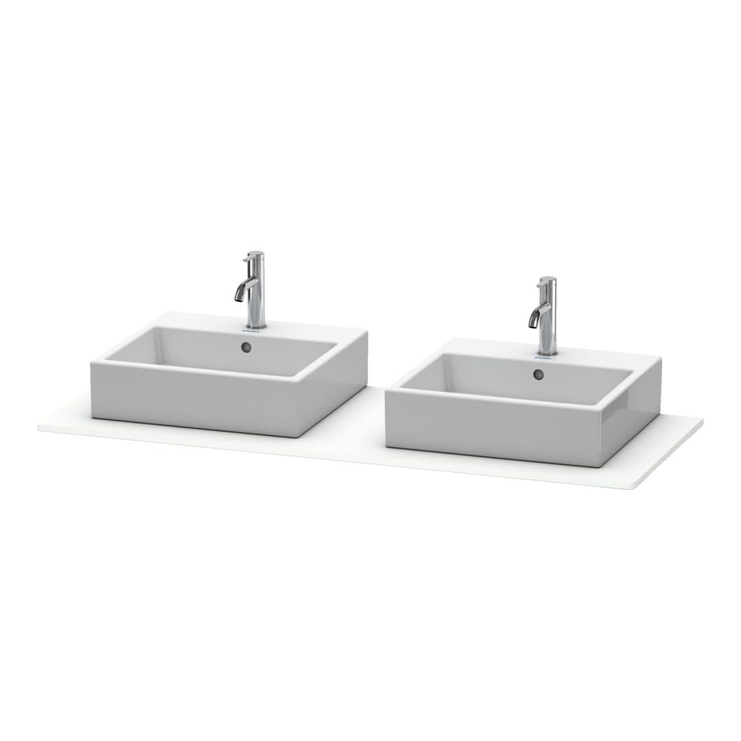 Duravit XSquare – Πάγκος Νιπτήρα – 1400 mm – White Super Matt, Decor (XS063GB8484)