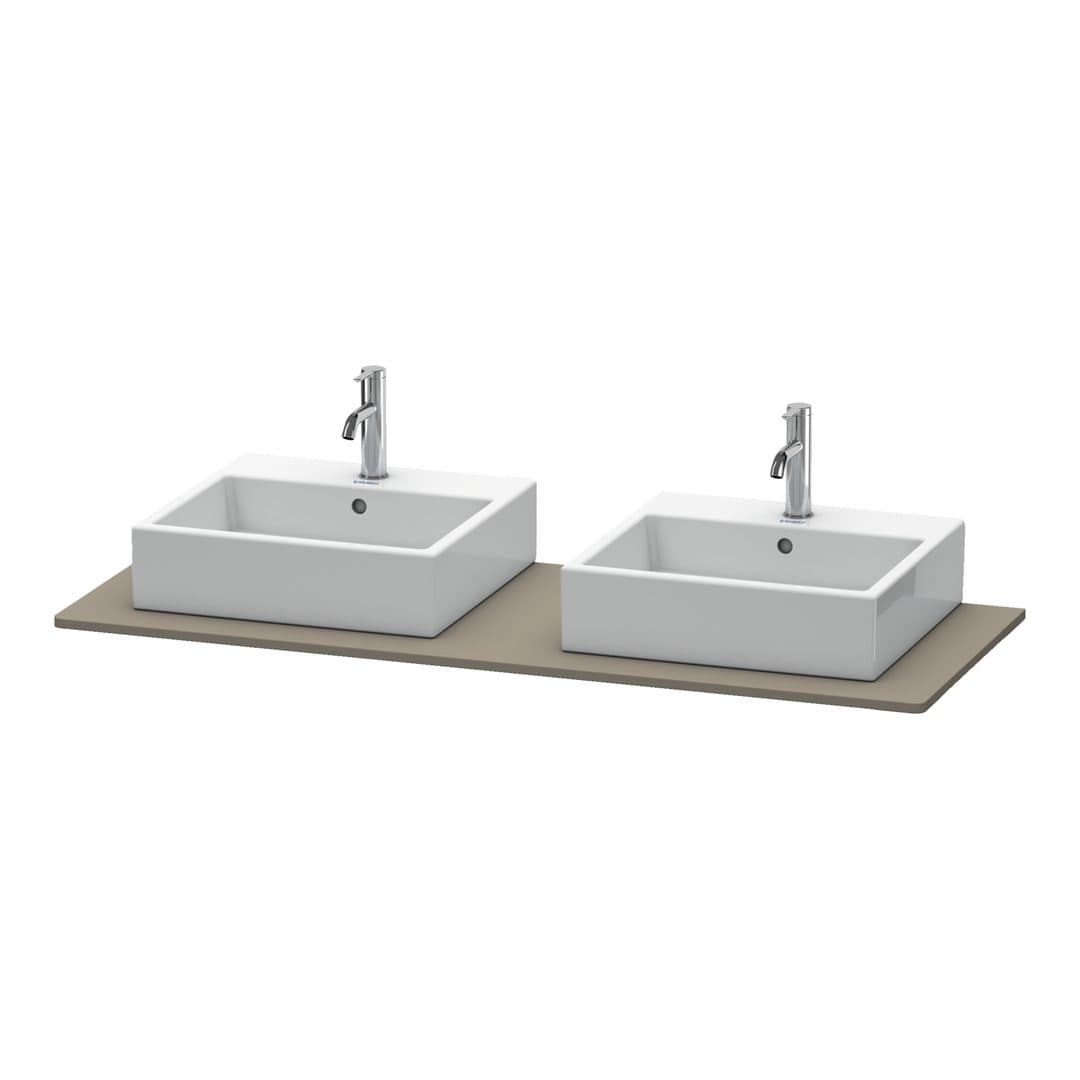Duravit XSquare – Πάγκος Νιπτήρα – 1400 mm – Flannel Grey Satin Matt, Lacquer (XS063GB9090)