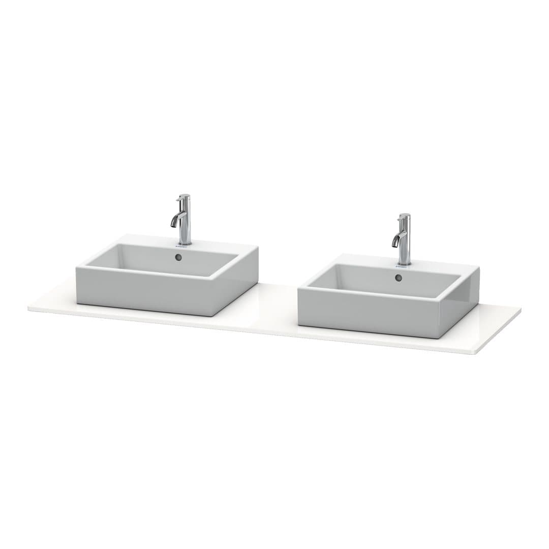 Duravit XSquare – Πάγκος Νιπτήρα – 1600 mm – White High Gloss, Decor (XS063HB2222)